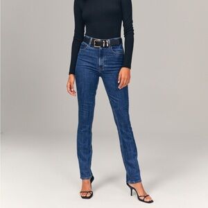Curve Love 90s Slim Straight Jean Ultra High Rise